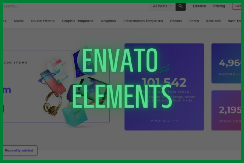「【Envato Elements】レビューと使い方！映像クリエイターに最強のサブスク」のアイキャッチ画像